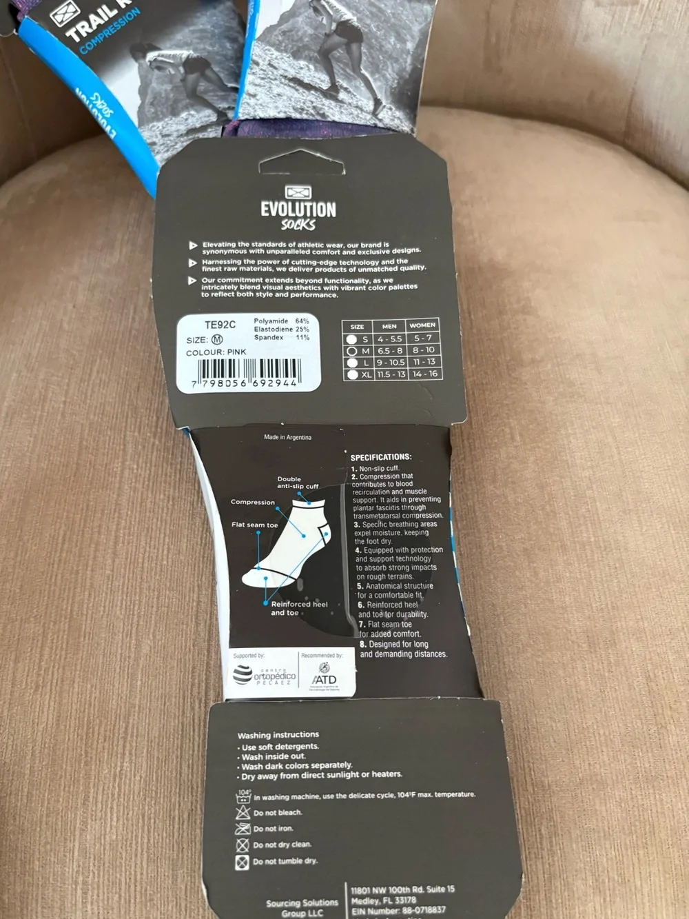 Trail Running Compression Socks Evolution Medium Outdoor Training NWT Bundle 3